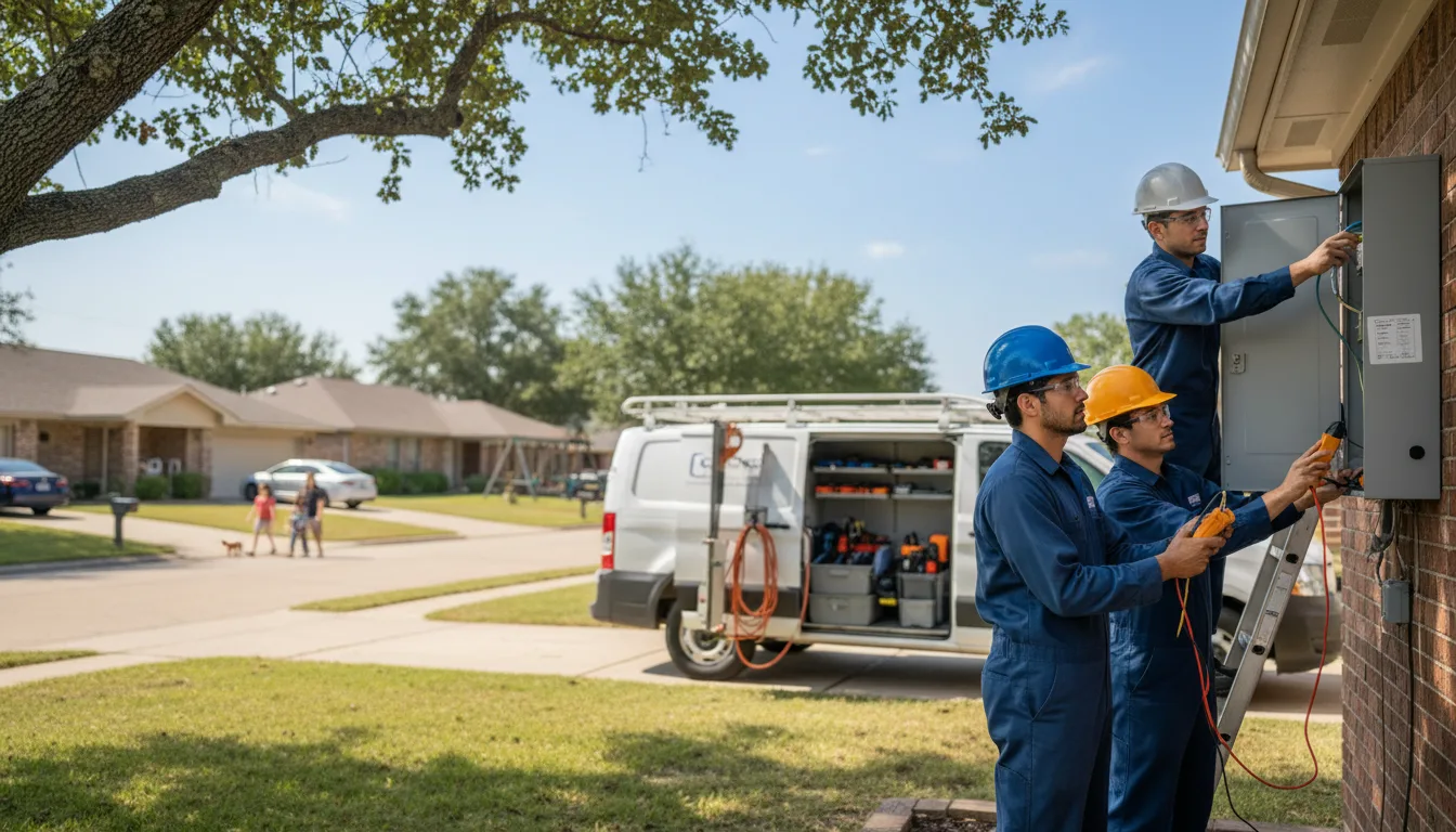 Certified electrician providing emergency electrical services in Hickory Valley, TN